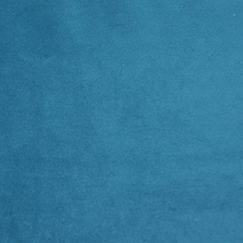 Lycce Samtstoff Samt Fresh Meterware petrol laufende Meter x 140cm