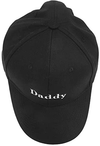 BESPORTBLE Herren-baseballmütze Daddy Hüte Für Baseballmütze Dad-Hut Mit Schnappverschluss Sonnenkappe Papa Hut Herren Mützen Männer Baseballmütze Unisex- Schwarzer Hut Stoff Mann Buchstabe