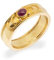 Bandring mit Rubin in 585 Gelbgold