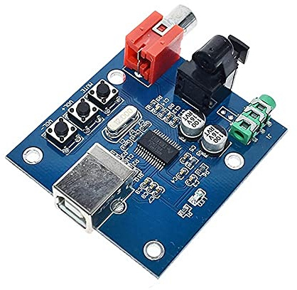 RAKSTORE PCM2704 USB DAC USB Power Fiber Optic Coaxial Analog Output for Raspberry Pi Raspbian RaspBMC Windows 7