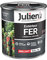Julien Peinture Fer Anti-Rouille Brillant - Portes, grilles, portails, mobilier de jardin en métal - Gris Anthracite 0,5 L