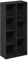 Furinno Luder 7-Cube Wende-Offenes Regal, Schwarzholz, Schwarzes Holz