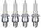4x Zündkerze B5HS Set passend für Zündapp Hercules Kreidler Simson Puch MZ Sachs Mofa Moped Mokick – 14 mm Gewinde, 0,6 mm Elektrodenabstand, B5HS