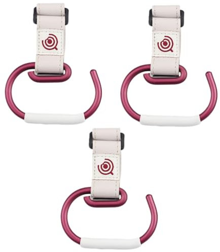 SAFIGLE 3 Stücke Kinderwagen Haken Für Baby Wickeltaschen Kinderwagen Kleiderbügel Clips Ätherisches Baby Kinderwagen Zubehör