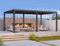 PURPLE LEAF Pergola Bioclimatique 6 x 3,68 m Pergola Aluminium Lames Orientables Superficie 22,08 m² Tonnelle de Jardin Exterieur Belvédères pour Patio Terrasse Exterieur, Gris