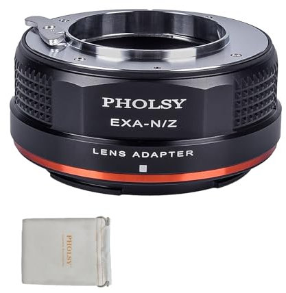 PHOLSY Manueller Objektivadapter: Kompatibel mit Exakta (Nicht Kompatibel mit Topcon) Objektiv und Nikon Z Kameragehäuse