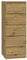 roe furniture Kommode mit 5 Schubladen - Modern Schubladenschrank - Komodenschrank - Schubladenkommode 40 cm Breit - Artisan