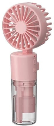 JAWSEU Mini Ventilateur Brumisateur Portable USB Ventilateur à Main Silencieux Ventilateur Portatif USB Rechargeable Ventilateur de Poche Personnel Mini Humidificateur pour Extérieur Bureau Voyage