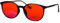 SHINU Rote Brille, Blaulicht-Brille für besseren Schlaf, Blaulicht-blockierende Brille, orangefarbene Gläser, Tr90 (C1 ROTE LINSE)