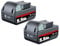 VANTTECH 2Packs 48-11-1860 18V 5.5Ah Lithium ion Battery Replacement for Milwaukee 18V Battery 48-11-1820 48-11-1850 48-11-1860 48-11-1828 48-11-10 Cordless Power Tools