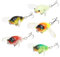YINETTECH Angelköder, Haken, Zikadenform, Angelköder, 6 g/5 cm, Süßwasser-Kurbelköder, künstliche Zikadenköder für Topwater Angeln, 5 Stück