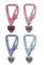 bb klostermann ALPENGLÜCK Kette und Armband, versch. Farben (Kette, rosa)