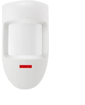 Snowchecking Allarme con sensore di movimento, efficiente allarme cablato esterno, sistema di rilevamento doppio PIR per residenziali, commerciali e impostazioni (con supporto)