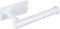 Gewtur Porte Papier Toilette, Support Papier Toilette Mural, Acier Inoxydable Porte Rouleau Papier Toilette sans Perçage pour Salle de Bain et Cuisine, Blanc