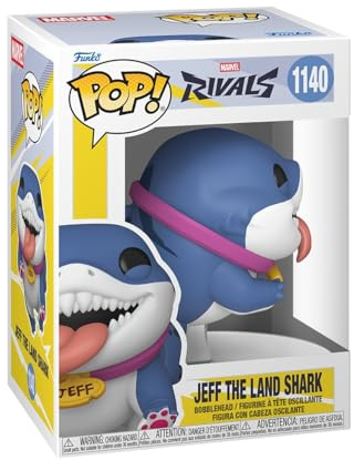 Funko Pop! Games: Marvel Rivals - Jeff - Figura de Vinilo Coleccionable - Idea de Regalo - Mercancía Oficial - Juguetes para niños y Adultos - Figura Modelo para coleccionistas y exhibición