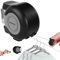 Rainberg Corde à Linge rétractable - 15 m/30 m - Fixation Murale - Revêtement en PVC - Intérieur et extérieur - Double Ligne (30 m)