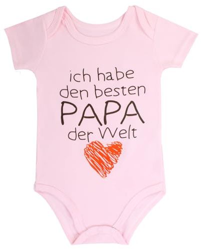 KU Baby Geschenk Personalisiert Baby Strampler Neugeborene du Wirst Papa Mama Schwangerschaft verkünden Geschenk Geburt I Vatertag I Muttertag I Geburtstag(0-3Monate)