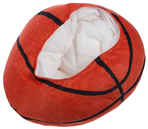 TOPPERFUN Lustiger Basketballhut aus Plüsch, 1 Stück, Kostüm Kopfbedeckung