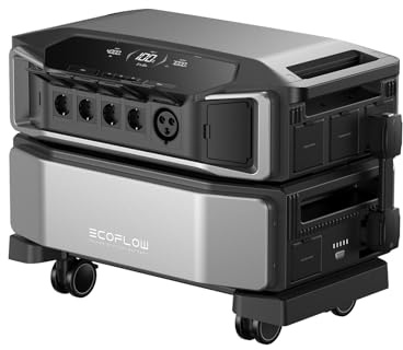 EF ECOFLOW DELTA Pro Ultra Portable Power Station 6144Wh, 6900W AC Output, LFP Battery Solution Expands to 30kWh, 80% Recharge in 73 Min, App Monitoring, Solar Generator for Home Use, Emergency & RVs