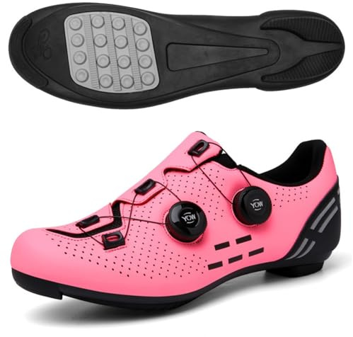 Mateju Fahrradschuhe Herren Damen Ohne klick, 36-47EU Fahrradschuhe Herren Damen mit Gummisohle rutschfeste Atmungsaktive No-Lock für Outdoor Radschuhe