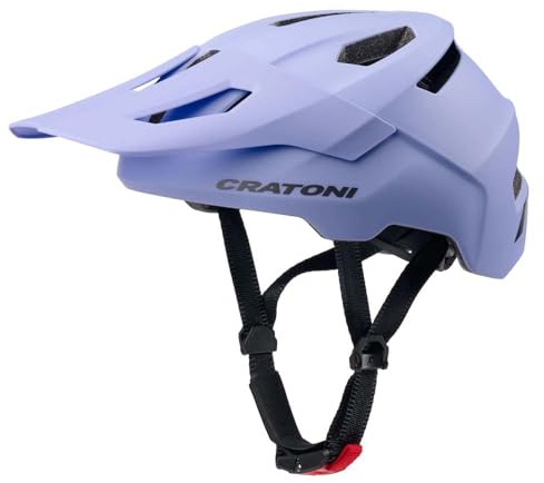 Cratoni Wildcat Fahrradhelm, Kinderhelm, MTB-Helm, Jugendhelm, Allroundhelm, S/M 49-56 cm, 270g leicht (Purple matt)