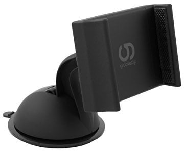 grooveclip Dash Slider | KFZ-Halterung mit Power-Gel-Pad Saugnapf – bombenfest! | Perfekt für Windschutzscheibe oder Armaturenbrett | mit Slider-Technologie Halterung | für Smartphone, Navi, GPS ...