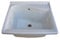 DOLOMITE Serie Lago J305900 Solo Lavatoio da Incasso 75x61 in Ceramica Bianco Europeo