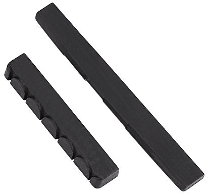 Ebenholz Sattelersatz, hochwertig dauerhaft, Upper Nut Bottom Sattel für klassische Gitarren, Gitarrenzubehör für Gitarristen Musiker Reparatur Bühne Studio