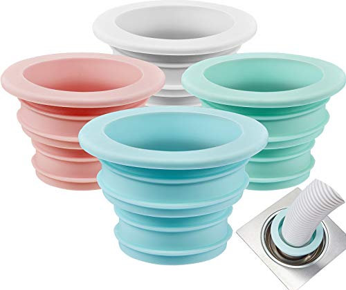 4 Pièces Joint de Tuyau de Vidange Anneau de Silicone Désodorisant Joint d'Étanchéité Anneau d'Étanchéité d'Égout pour Machine à Laver pour Outils de Nettoyage de Cuisine Salle de Bain