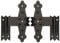 KOTARBAU 2 Stk Mittelkreuzband 160 mm mit Kloben Ladenmittelband Fensterband Faltladen Pulverbeschichtet Scharniere Möbel Türen Verbindung Torband