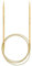 Tulip KS-1000400 Stricknadeln, Bamboo, Beige, 100 cm x 4 mm