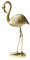perfk Gold Flamingo Figur Statue Nordic Stil Harz Tier Skulptur Hause Schlafzimmer Tisch TV Schrank Dekoration Ornamente Sammeln, B