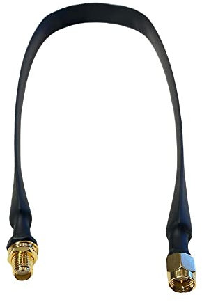 UniteCom Câble de protection pour porte plate ou fenêtre 50 cm/0,5 m SMA mâle vers femelle 50 ohm 4G 5G LTE Wi-Fi GPS LoRa RF antenne flexible rallonge coaxiale Pigtail Patch Cable