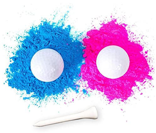 Bagima Explodierende Golfbälle, explodierende Golfbälle, lustige Streichbälle, die beim Aufprall explodieren, Smog-Golfball-Dekoration für Halloween-Weihnachtsfeiern (mit Ballbasis)