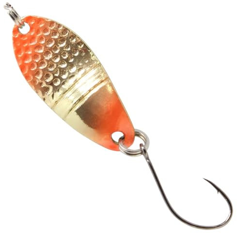 FTM Spoon Dragon 1,6g 2,7cm - Forellenblinker, Farbe:orange-goldfarben/grün