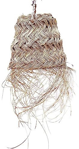 ARTIGIANATO VULCANO Lustre marocain en paille tressée. - Dimensions 20 x 20 x h20 cm environ