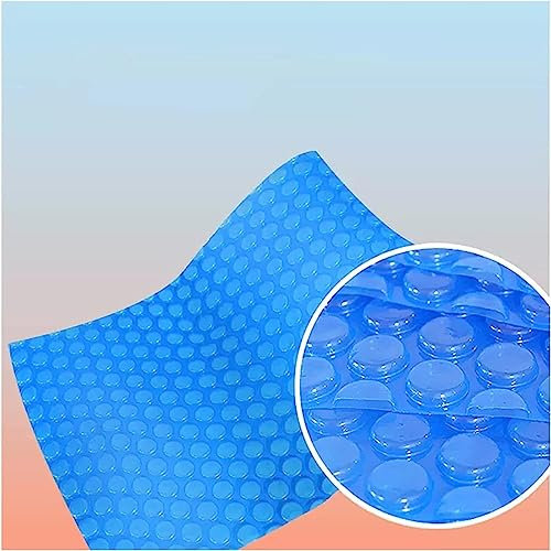 Chauffe-Piscine 600 microns d'épaisseur Couverture Solaire de Piscine avec Bulles, Protection de Couverture de Piscine, Chauffage Solaire de Piscine à Transfert de Chaleur pour piscines enterrées