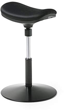 Rollhocker Hocker auf Rädern Wohnzimmer Metall Küchenhocker Drehhocker Barhocker Leinwand 360° drehbarer Drehhocker Sessel (Farbe: Grün) (Noir) The New