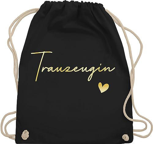 Turnbeutel Rucksack - JGA Junggesellenabschied Frauen - Trauzeugin Maid of Honor - Unisize - Schwarz - brauttaschen bachelorette party beutel junggesellinnenabschied outfit jungesselnabschied tasche
