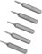 Kozelo Torx Embout Ensemble - [1.1 pouce x H5/32 x T2 T3 T4 T5 T6] Hex Tige Vis Tournevis Lot Tête pour Douille Tournevis Poignée Utilisation