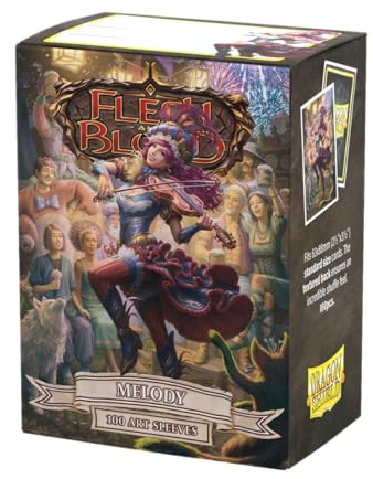 Dragon Shield | Flesh & Blood Art Sleeves | 100 CT - Smooth & Tough Premium TCG Sleeves | Compatible with Pokemon, One Piece & Magic the Gathering | Melody, Sing-along
