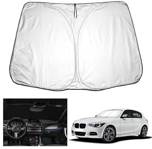 YEE PIN Serie 1 F40 Parasol Coche Compatible con B M W 1er F20 F21 / 1er F40 / 2 F44, Parasol plegable para coche F20 F40 Parabrisas Parabrisas Protección UV Polvo