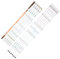 KANGH Striscia LED 3V 1130mm 11Lamp compatibile for SAMSUNG 55''TV V5DF-550DCA-R2 V5DF-550DCB-R2 BN96-34787A 34788A UN55J6500 UN55J6520 UE55J6300 UE5