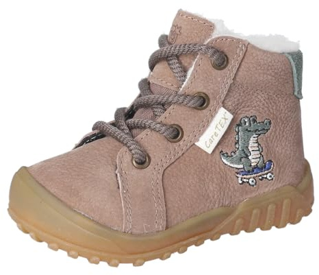 RICOSTA Mädchen und Jungen Stiefel Dusty, Kinder Lauflernschuhe, Weite: Weit, CareTEX, terracare