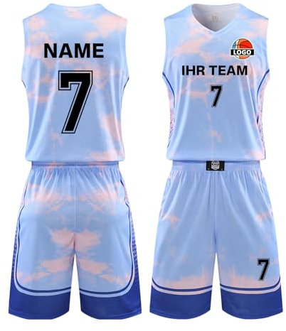 LAIFU benutzerdefinierte Basketball-Trikot Männer Personalisieren Sie Ihren eigenen Namen,Team-Logo,für Männer Jungen Frauen Mädchen Basketball-Weste