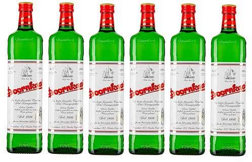 6 Flaschen Doornkaat Kornbrand a 700ml 38% Vol. + Space Riegel von Onlineshop Bormann