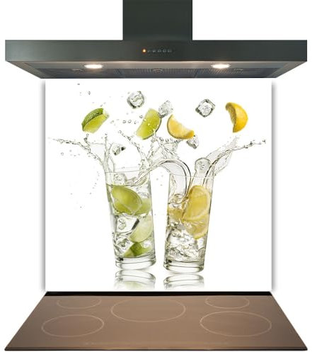 Printed Toughened Glass Splashback for Kitchen, Tempered Heat Resistant Glass Splashbacks for Cookers (Design 2044, 60 x 80cm)