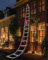 MILFECH LED Weihnachtsmann Leiter Lichterkette 3M RGB LED Weihnachtsbeleuchtung, 8 Modi Weihnachtsdeko-Lichter für Fenster, Garten, Haus