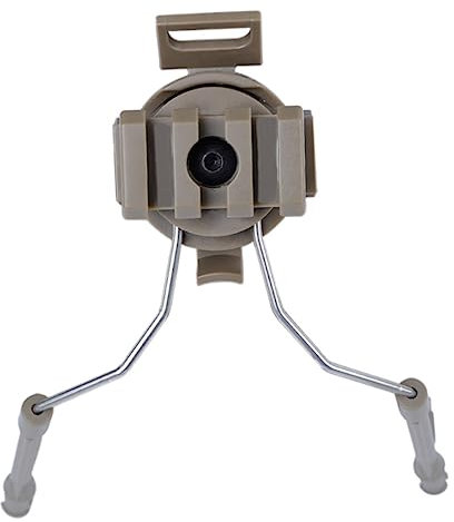 TOKIDNY Fast Helmet Rail Adapter Für Comtac Headset Outdoor Kopfhörer Halterung Kopfhörer Zubehör Helmzubehör Erdfarbe