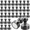 Neodym Magnete Druckstift N35 Metall Magneten | Extrem Stark Edelstahl Kegelmagnete Kühlschrank Magnete für Magnettafel, Whiteboard, Pinnwand mit Aufbewahrungs Box (40pcs-12 * 16mm-Black)